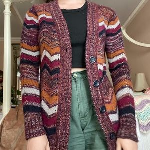 Violet Harmon Forever 21 zig zag cardigan